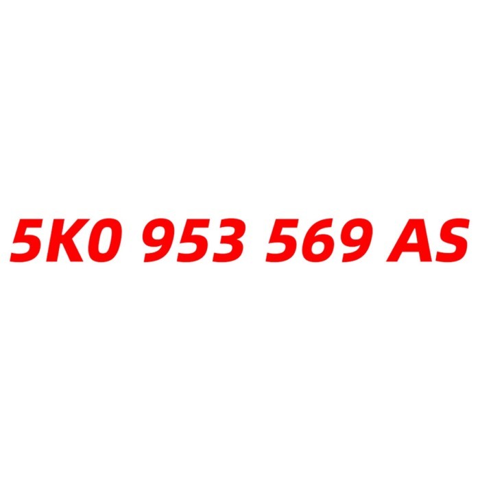 5K0 953 569 AS is suitable for  Passat B6 B7 1.4TSI energy-saving fuel CC B6 1.8TSI
