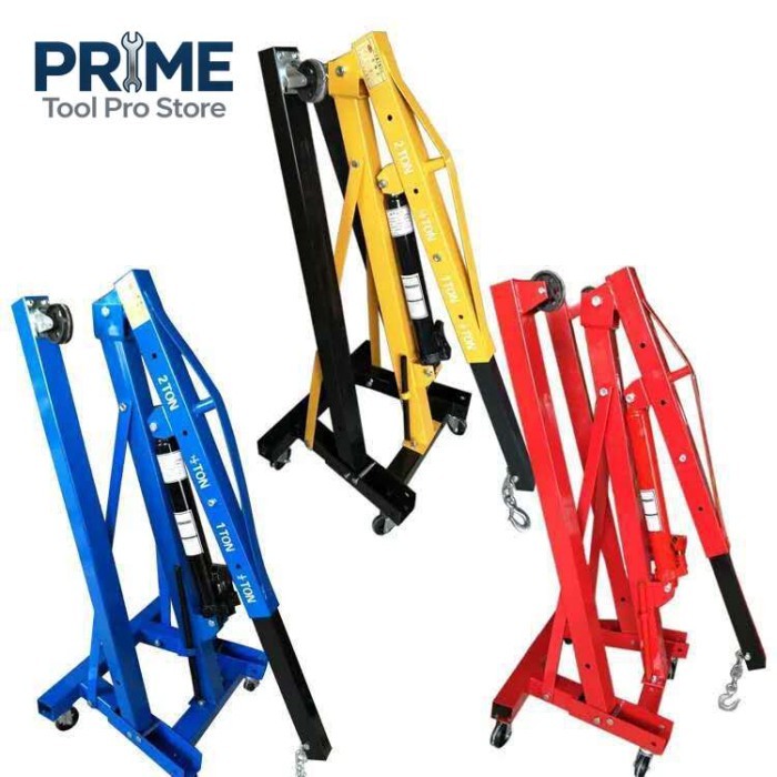 Automobile engine crane, engine crane, folding crane, engine hanger, mobile hanger