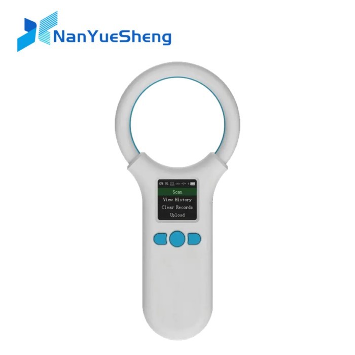 W91A Animal RFID Reader 134.2Khz/125Khz Pet FDX-B EMID Adjustable Sound Brightness USB Dog Cat Hors