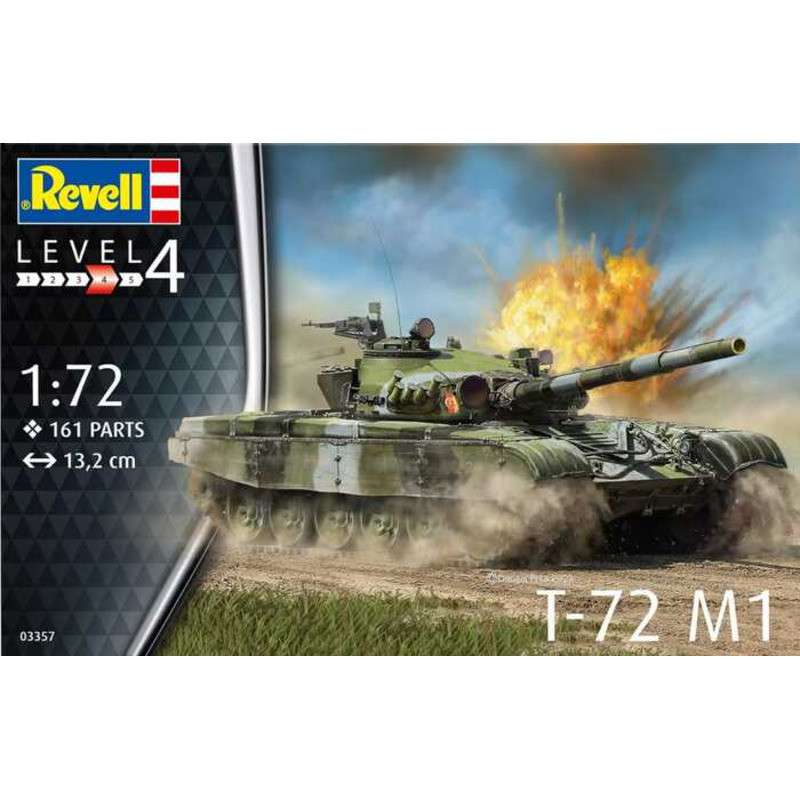 Revell 03357 T-72 M1 tank 1/72 Static model kit