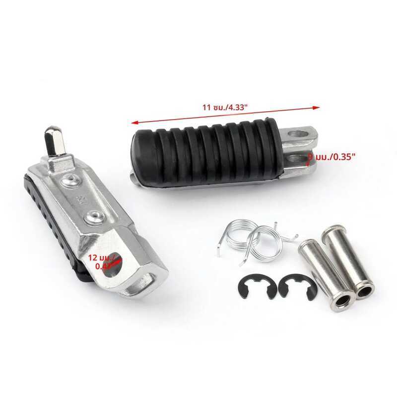 พักเท้าเหยียบหน้าหมุดเท้าสําหรับคาวาซากิER ~ 4N 6F 6N ZR 250 400 VERSYS 650 ~