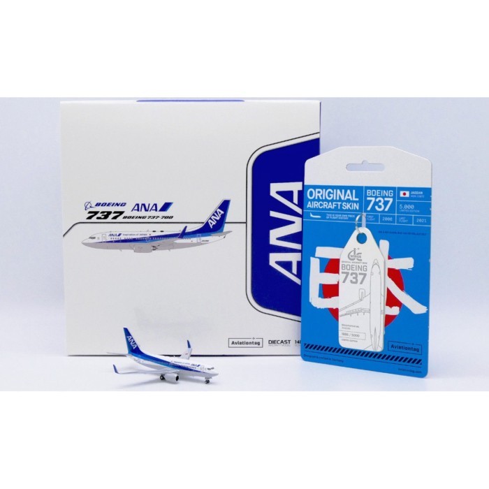พร้อมสต็อก JC Wings ทั้งหมด Nikko 1: 400 B737-700 JA02AN รุ่นโลหะผสมพร้อม Skincare Limited Edition ร