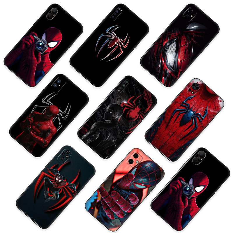 ประณีต Spider-Man ^YP-3 สําหรับ Huawei Nova 2i 2 Lite 3 3i 4E 5i 5T 7 SE 8i Y61 10 ความเข้ากันได้เคส