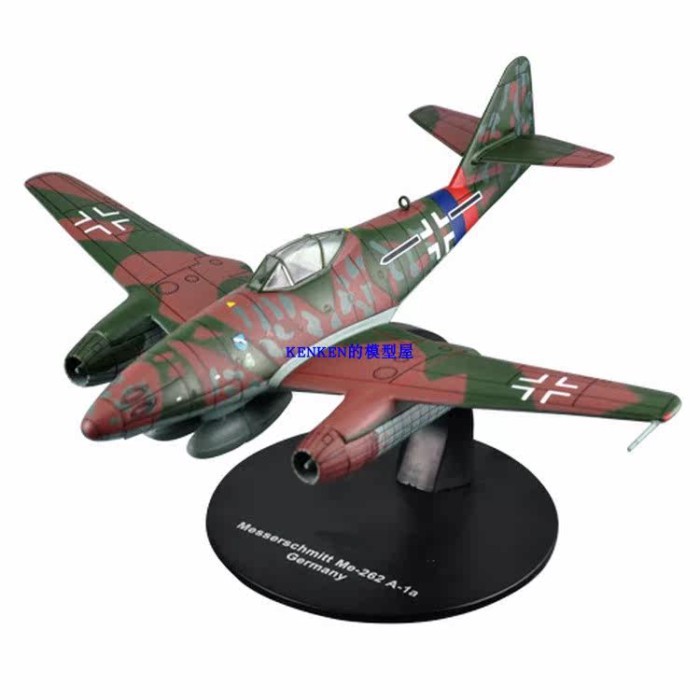 DeAGOSTINI Masterpiece Aircraft 1/72 No.34 German ME262 สําเร็จรูปโลหะผสมรุ่นยี่ห้อใหม่