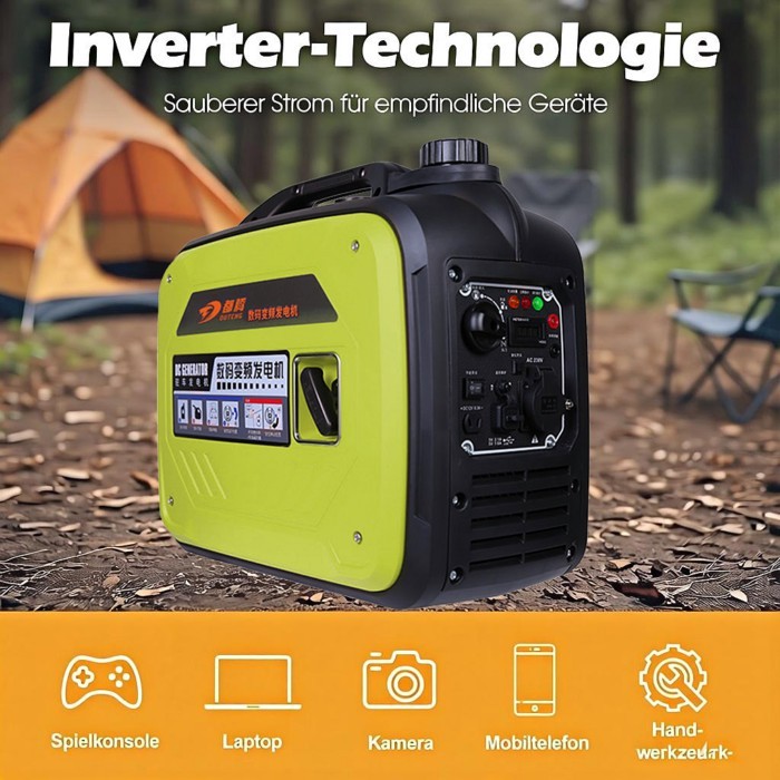 2800W 3200W 3500W Blue Silent Inverter Generator, Solve the Power Problem