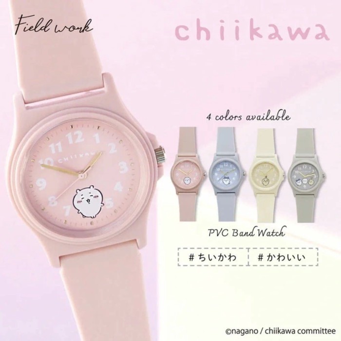 ญี่ปุ่นของแท้ chikawa chikawa chikawa Co-Branded สาวน่ารักนาฬิกาการ์ตูนนาฬิกาเด็ก chikawa นาฬิกา