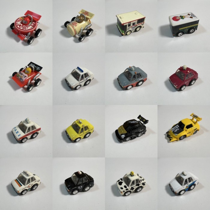 TAKARA รุ่น Q รถดึงกลับ/Cas/Police Car/Bus Good Product Bulk 2 Out of Print Model