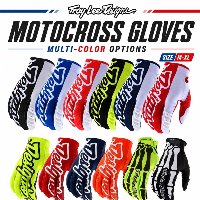 2026 Troy Lee Designs TLD Air Gloves Motocross MTB BMX Enduro Full Finger ถุงมือขี่หลายสี