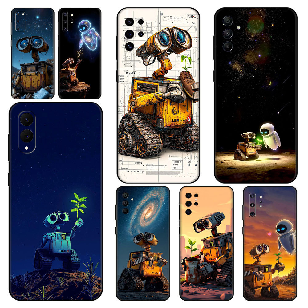 หุ่นยนต์การ์ตูน WALL-E ^W5 สําหรับ Samsung S7 Edge S8 Plus S9 S10 S10E Lite S20 ความเข้ากันได้เป็นพิ
