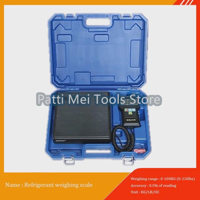 Refrigerant Filling Scale High-precision Portable Refrigerant Freon Filling Scale KG/LB/OZ