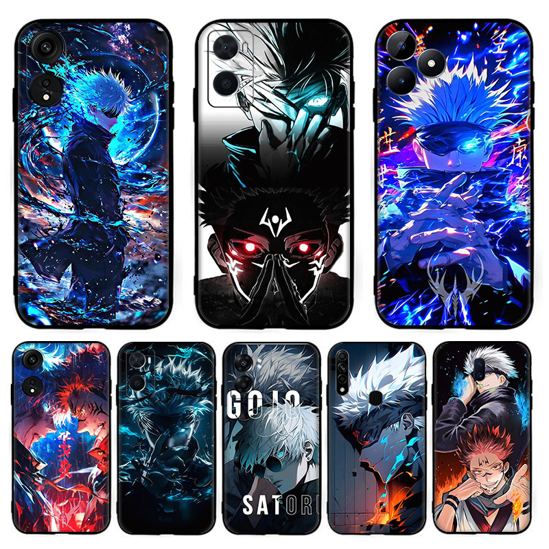 สําหรับ OPPO R9 F1 Plus R9S Reno 2 2Z 2F 3 4 Pro 5 5F Lite 5K Anime Satoru Gojo การ์ตูนปลอก 7Y13 สีด