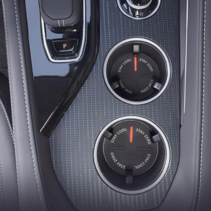 For ZEEKR 001 Center Console Water Cup Rubber Pad Non-slip Noise Reduction Cup Mat Interior Modific