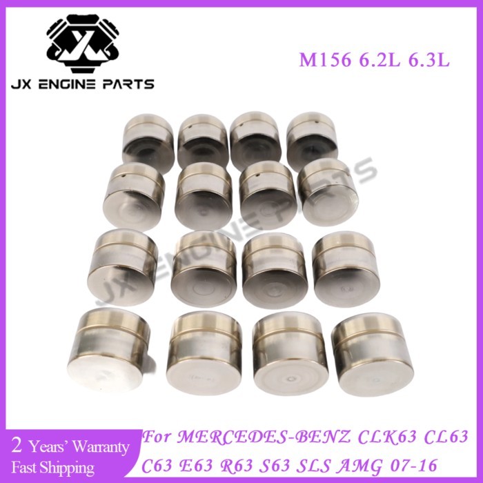 M156 Engine Cylinder Head Valve Bucket Set For Mercedes-Benz 6.2 6.3 C63 CL63 CLK63 CLS63 E63 ML63