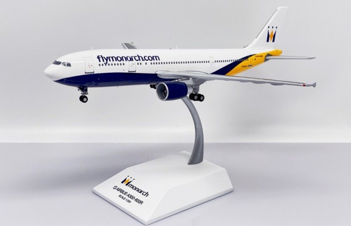 พร้อมสต็อก JC Wings 1: 200 British Monarch Airlines A300-600R G-MAJS เครื่องบินรุ่น Limited Edition 