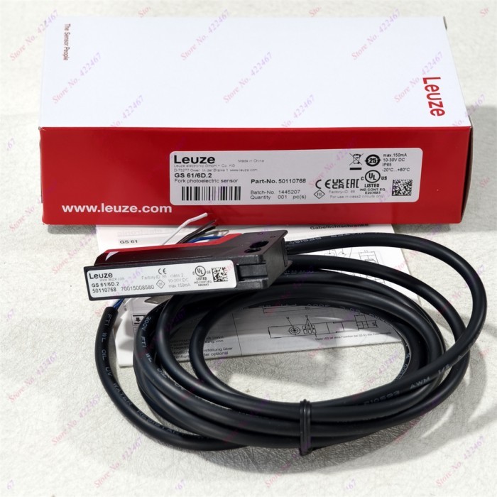 1PC GS 61/6D.2 50110768 LEUZE New Original Color Code Sensors