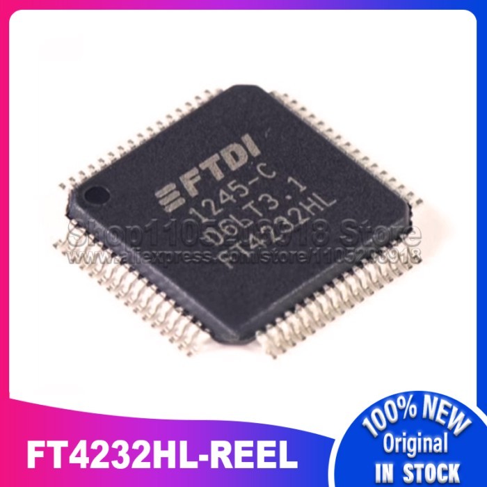 2~20PCS/LOT FT4232HL-REEL FT4232HL FT4232 LQFP-64 100% New Spot stock