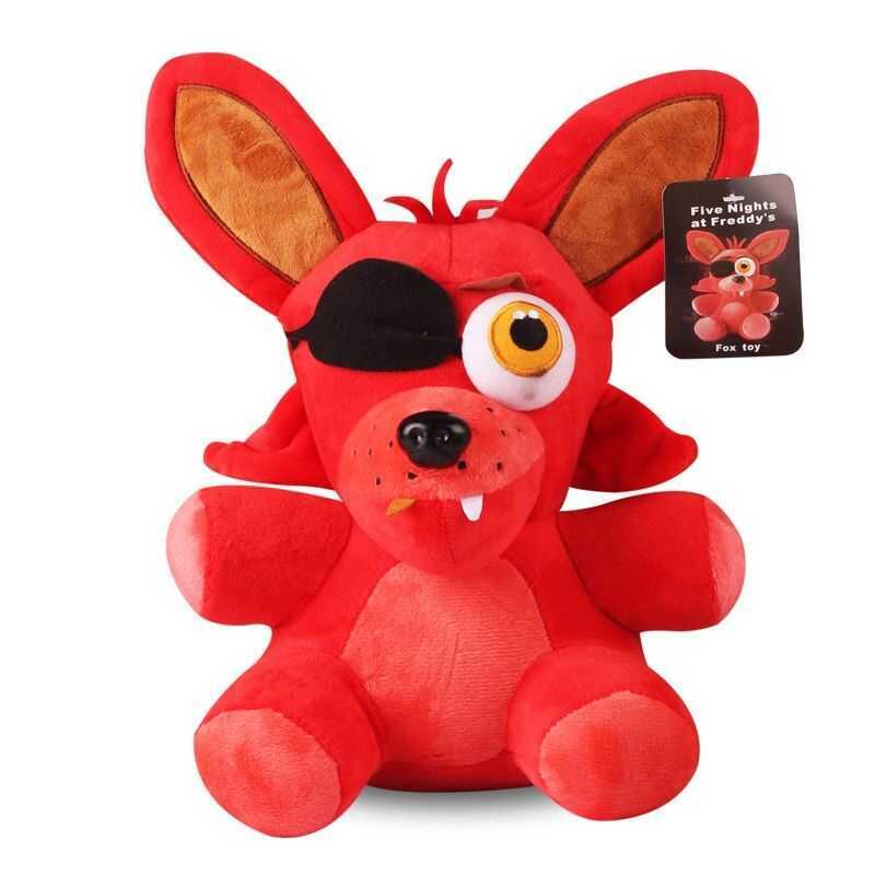 ights At Freddy's 4 Freddy Bear Chica Bonnie Foxy Plush Keychain Pendant Stuffed Animals Toys Gifts