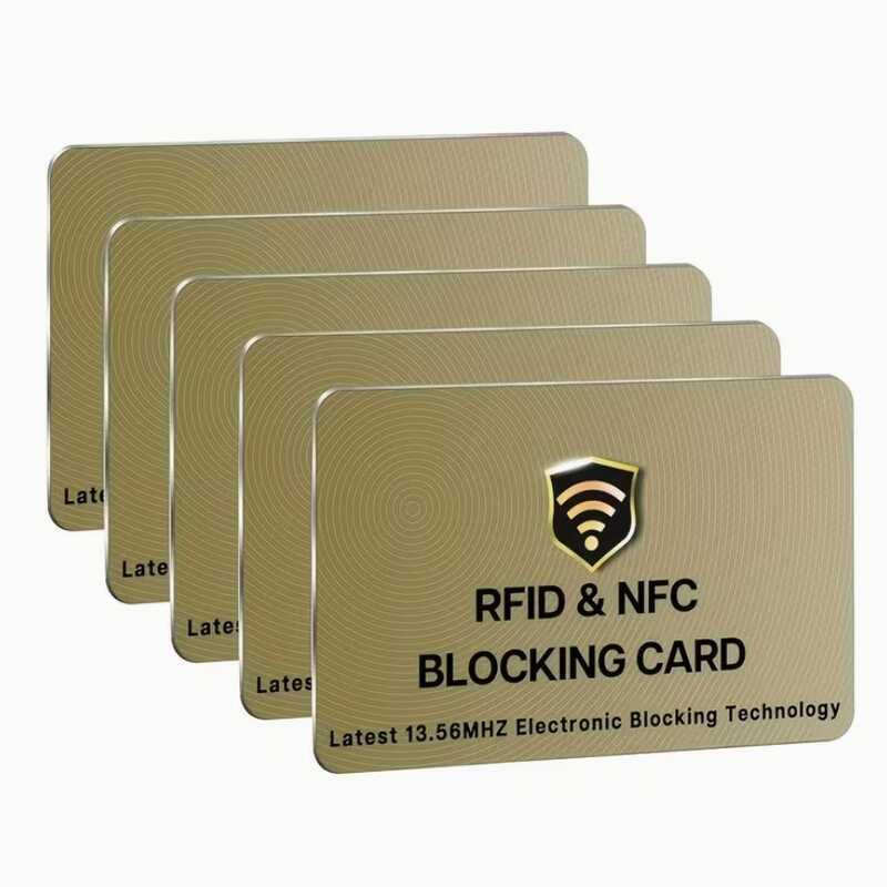 การ์ดโล่ Rfid การ์ดกันขโมย nfc Shielding Card Blocker การ์ดปิดกั้น Rfid