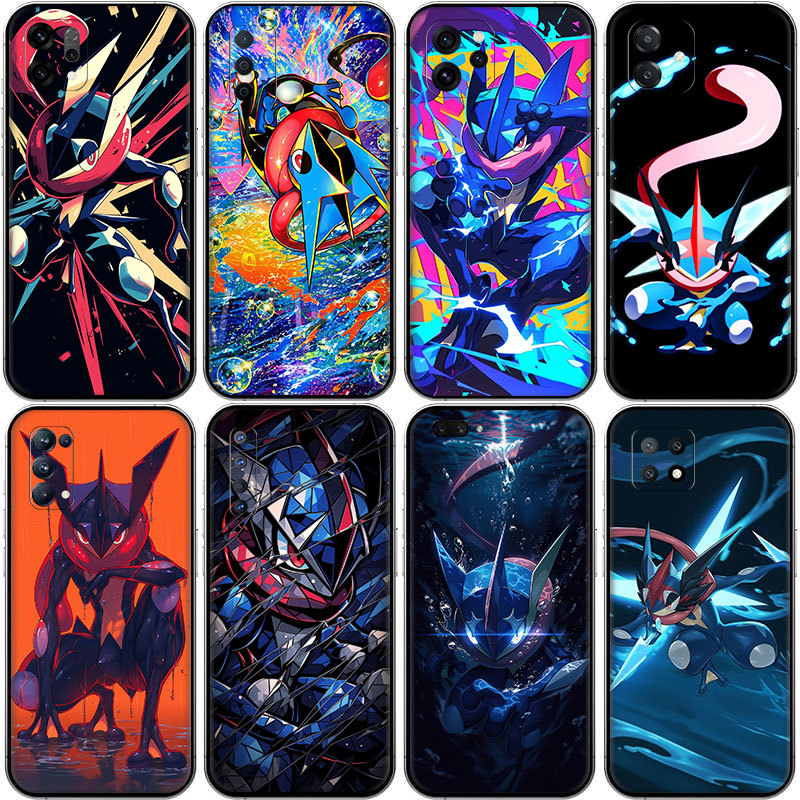 PokémonอะนิเมะGreninja ^ KQ-8สําหรับOPPO F5 A73 F7 F9 F11 F17 F25 F19 Pro Plus A7X A9 A74 F27 ความเข