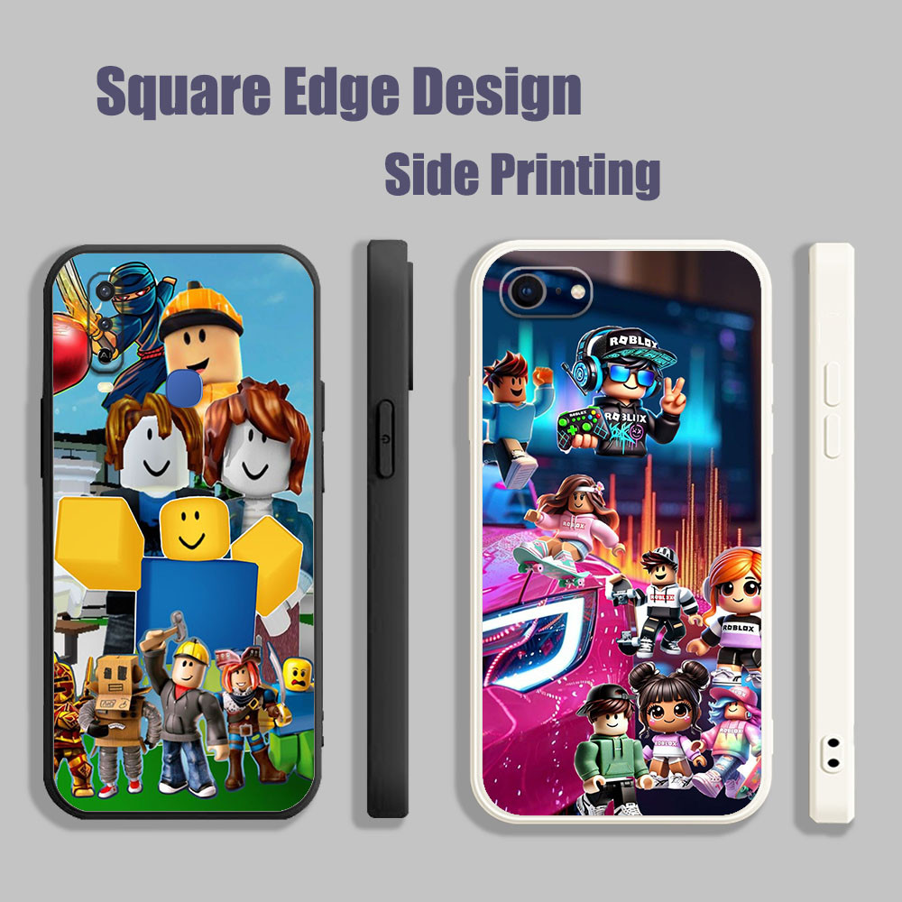 ปลอกสําหรับVivo Y12A Y53 V11i Z3i Y51A Y31 2021 ROBLOXเกมน่ารักเพื่อนความงามBOH12 เคสโทรศัพท์สแควร์ข