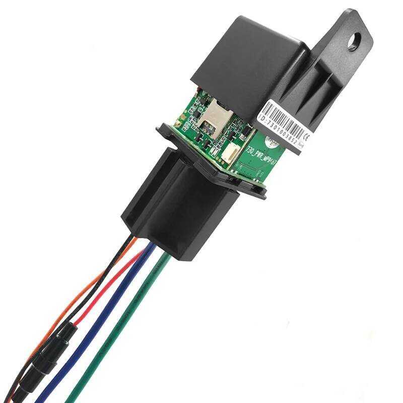 AS-Motorcycle Trackers Mini 9-90V รีเลย์รถ GPS Tracker ตัดน้ํามัน Shock SMS Alarm Locator ระบบติดตาม