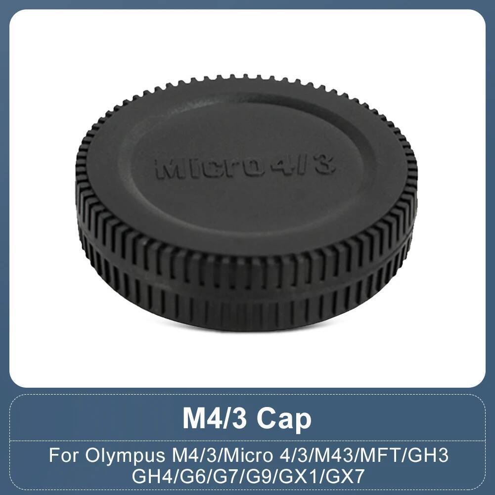TC กล้องด้านหน้าหมวก Body Cap ฝาครอบเลนส์ด้านหลังสําหรับ Olympus M4/3 Micro 4/3 M43 MFT GH3 GH4 G6 G