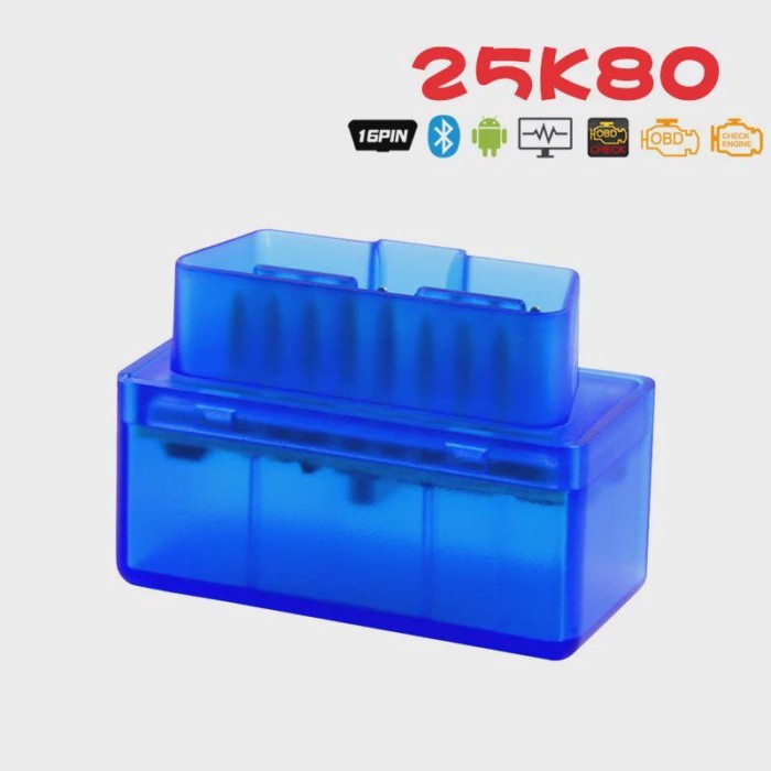 MINI ELM327 V1.5 PIC18F25K80 OBD2 Bluetooth Scanner ELM 327 V 1 5 Diagnostic scan tool OBD 2 OBDII