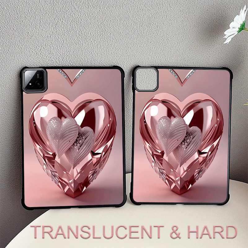 Casing Hard Translucent Cover Xiaomi Pad 5 6 7 8 Pro 11" 11.2" Redmi Pad SE 8.7 11 2023 Rose - hued 