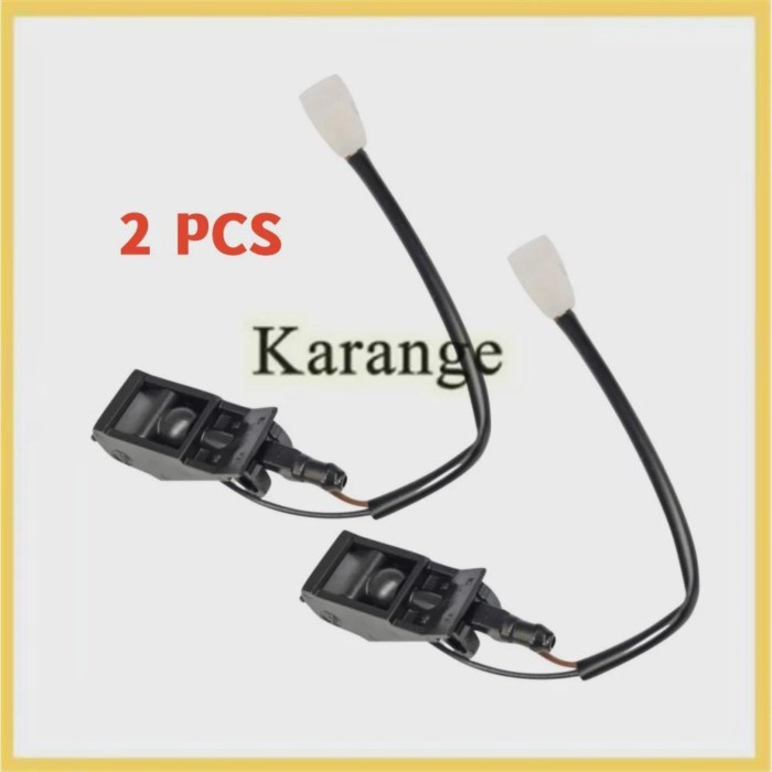 2pcs 6E0955986B Car Heated Windshield Washer Spray Nozzle 6E0 955 986 B for Bora MK4 Golf MK4 Passa
