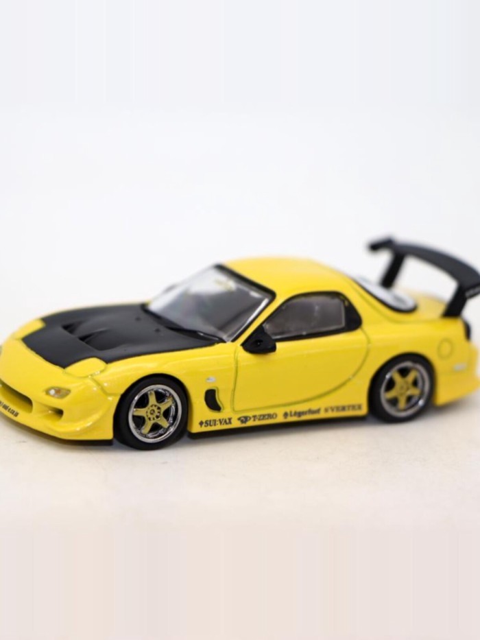 TW 1 64 Alloy Vertex Mazda RX-7 FD3S Mazda Sports Car Model Classic Decorative Gift Out of Print Mod