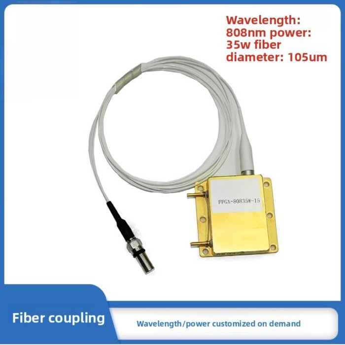 Brand New High Power 980nm 30W Fiber Coupled Laser Diode  976nm IR, 105µm Core, for Industrial Use