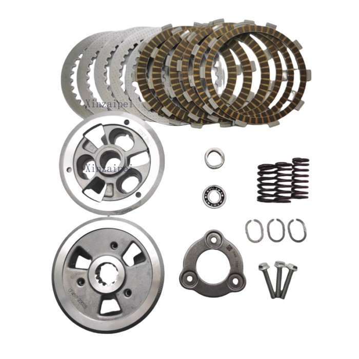 Motorcycle Engine Parts Paper-Based Clutch Friction Plates Steel Plates Disc Kits Clutch assembly F