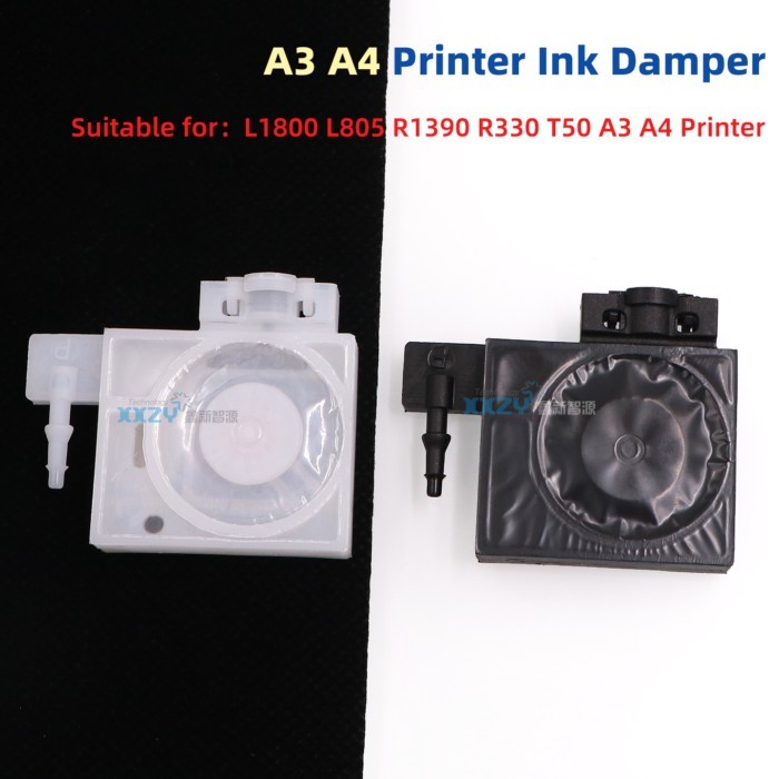 4PCs/Lot Ink Damper for A3 A4 DTF Printer Ink Dumper for Epson L805 L1800 R1390 R330 T50 Printer UV