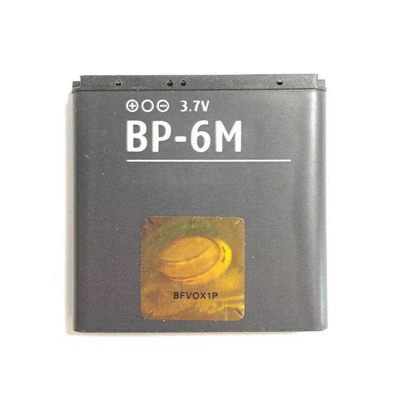 แบตเตอรี่ลิเธียมแบบชาร์จได้สำหรับโนเกีย, 1070Mah, Bp-6M, Bp6m, E51, N73, N77, N93, N93s, 3250, 6151