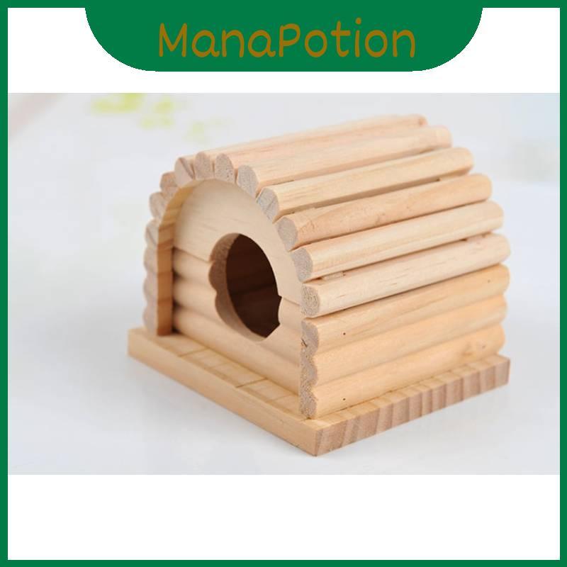 ไม้ Dwelling Hamster Luxury Small Pet House Space Enclosure พร้อม