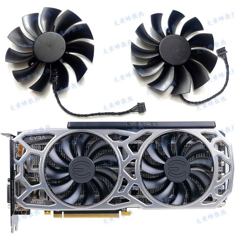 EVGA/EVGA/GTX1080ti SC2 GAMING ICX พัดลมการ์ดกราฟิก PLA09215B12H
