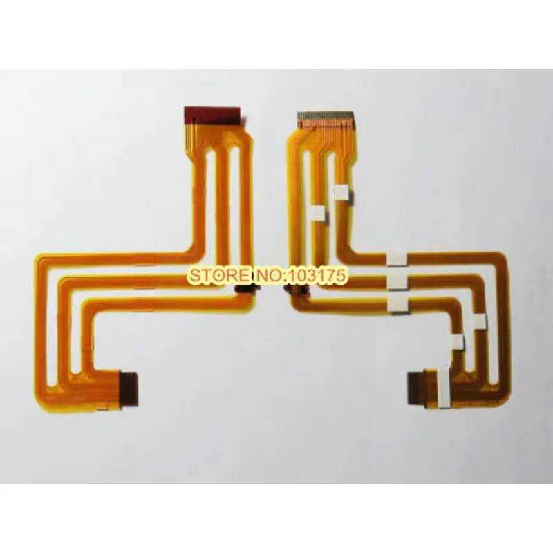 ▥ 2Pcs ใหม่ LCD Flex Cable สําหรับ Sony Dcr-Dvd203e Dcr-Dvd403e Dcr-202E Dvd703e ส่วนเปลี่ยนกล้