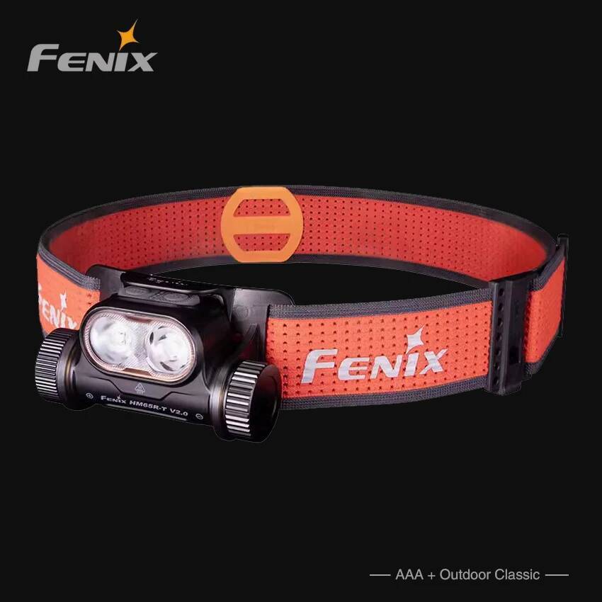 Fenix HM65R-T V2 ไฟหน้าชาร์จไฟได้ 1600ลูเมน USB Type-C ใช้งานขณะวิ่งและมีแบตเตอรี่รวมอยู่ด้วย