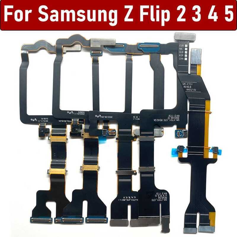 สายแพรเชื่อมต่อเมนบอร์ดสำหรับเปลี่ยนหน้าจอ LCD สำหรับ Samsung Z Flip 2 3 4 5 6 7 F1707B F711 F721 F7