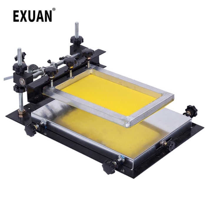 Small Manual Silk Screen Station SMT Manual Stamping Station Solder Paste Screen Printing Machine S
