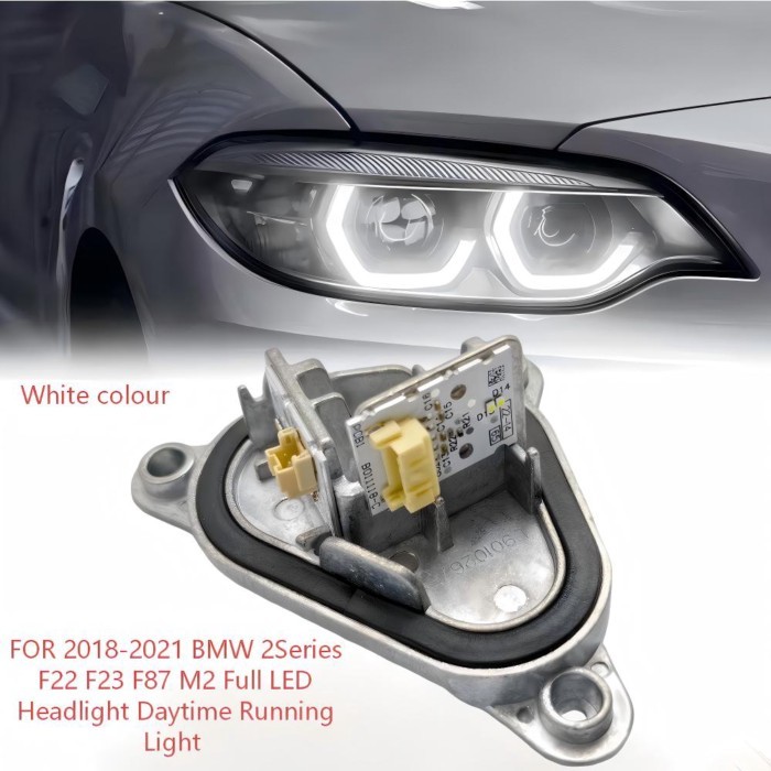 HKCY 63117494851 63117494852 Yellow FOR 2018-2021 BMW 2Series F22 F23 F87 M2 Full LED Headlight Day