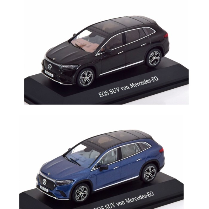 2023 สไตล์ใหม่ Benz Original Factory รถรุ่น EQS x296 SUV พลังงานใหม่ 1: 43 Spark
