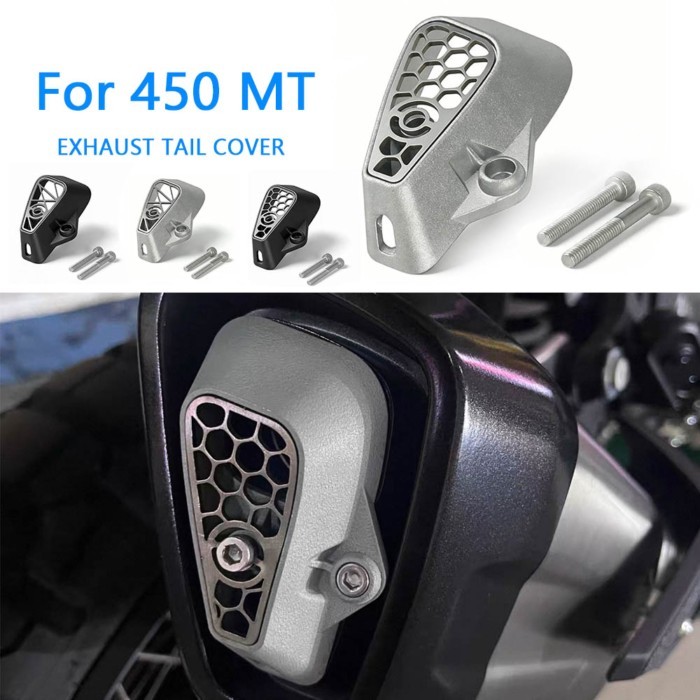 NEW For CFMOTO 450mt 450MT 450 MT Motorcycle Exhaust Pipe Cover Decorator Exhaust Port Protective C