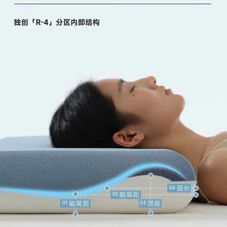 โรงแรมหมอนสไตล์เดียวกัน 2nd Generation Deep Sleeping pro กระดูกสันหลังส่วนคอคอป้องกันช้า Rebound หมอ