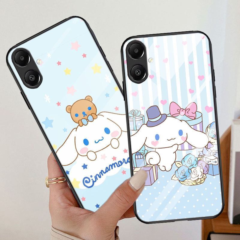 T-7 Cinnamoroll กระจกนิรภัยสําหรับ Samsung Core A04 M04 A03 F04 A05 A04e A06 5G กรณี