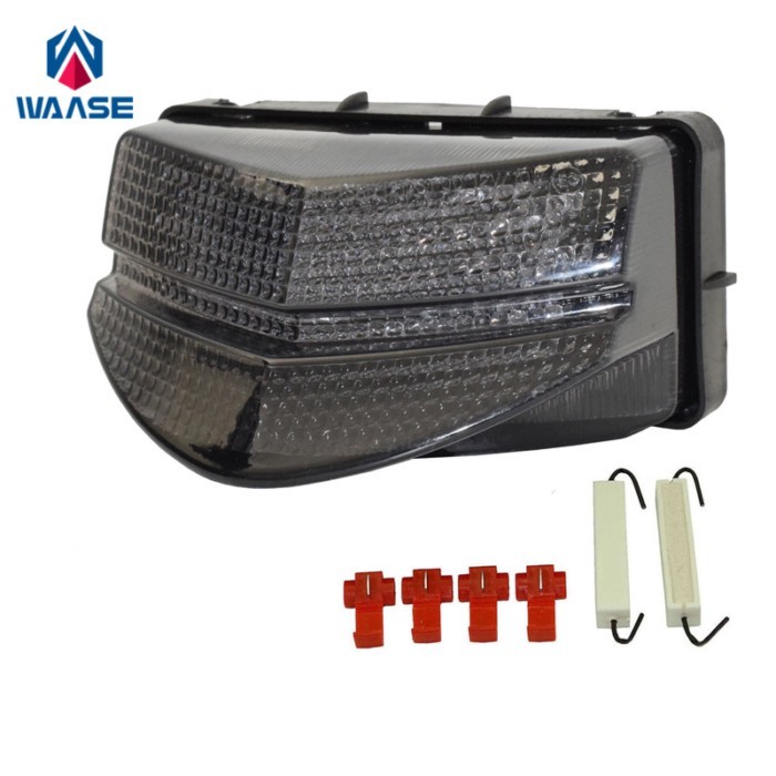 waase For Honda CBR600S CBR600F4i CBR 600 F4i 2001 2002 2003 E-Mark Tail Light Brake Turn Signals I