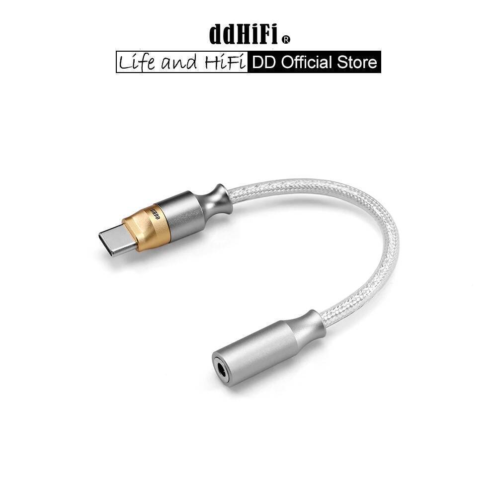 ใหม่ DD ddHiFi TC35CM2 USB-C ถึง 3.5 มม.Hi-Res DAC และ AMP สาย High-Fidelity Lossless Decoding Adapt