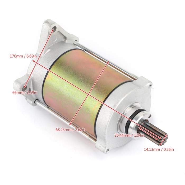 Starter Motor for CFmoto 800 TerraLander X8 800 Tracker U8 800 Trail Z8 800EX 800XC 850 X8H.O. 950