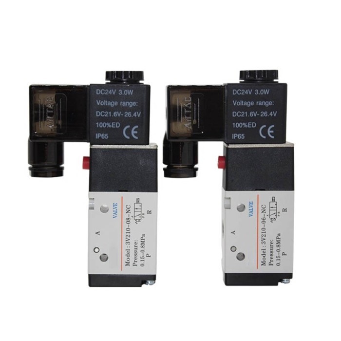 3V210-06-NC 3V210-08-NC Two-position three-way normally closed pneumatic solenoid valve  3V210-06NC