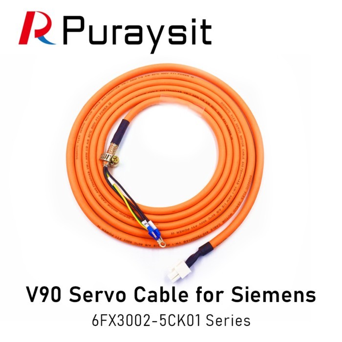 Puraysit V90 Servo Motor Power Cable 6FX3002-5CK01-1AD0 6FX3002-5CK01-1AF0 6FX3002-5CK01-1BA0 for S